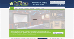 Desktop Screenshot of elitecustomaudiovideo.com